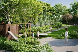 Expensive Landscaped Green